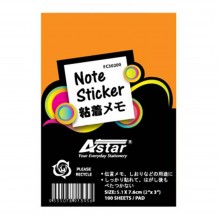ASTAR FC30200 Memo Pad - Orange