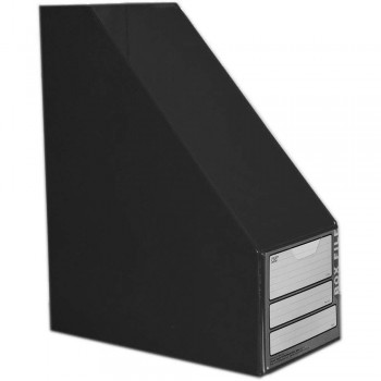 CBE 06813 5" PVC Box File (A4) BLACK