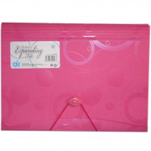 CBE 4316 13P Expanding File (A4) Pink (Item No: B10-125 PK)