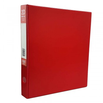 CBE 2D635 2-O 25MM PVC Ring File(A4) Red