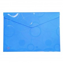 CBE 112A Document Holder W/Button-blue