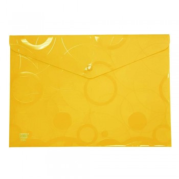 CBE 112A Document Holder W/Button-orange