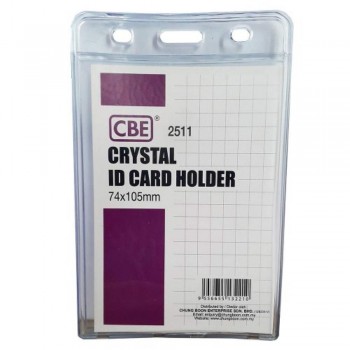 CBE 2511 Crystal ID Card Holder - 74 x 105mm