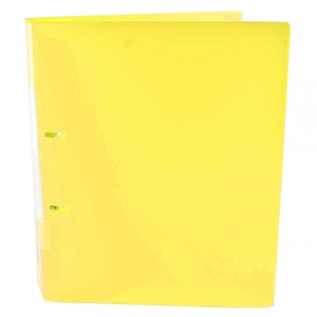 CBE 2D623 2-D PP Ring File (A4) Yellow