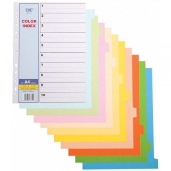 CBE 907-10 - 10 colors Index Divider