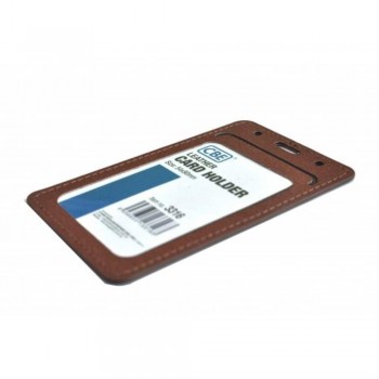 CBE Leather Card Holder 3316 - Brown (Single Sided ) (Item no: B10-44 BR) A1R3B66