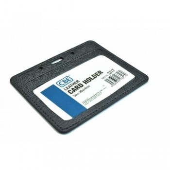 CBE Leather Card Holder 3317 - Black (Single Sided) (Item no: B10-43 BK) A1R3B65