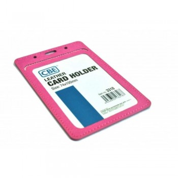 CBE Leather Card Holder 3318 - Pink (Single Sided) (Item no: B10-42 PK) A1R3B64