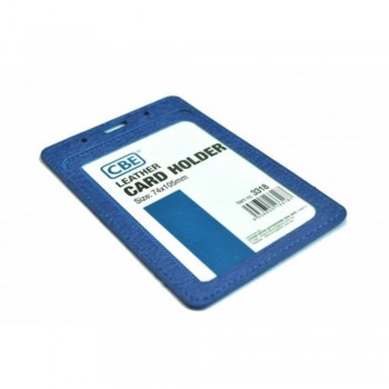 CBE Leather Card Holder 3323 - Blue (2 Sided ) (Item no: B10-40 BL) A1R3B62