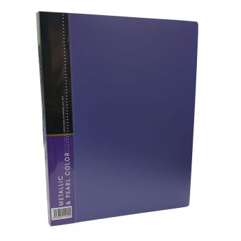 CBE MP20 Metalic Pearl Clear Holder A4 (20 Pockets)-violet (Item No:B10-48 ) A1R5B19