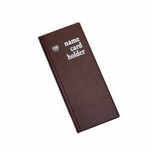 CBE N160 PVC Name Card Holder - Brown (Item No: B01-16BR) A1R2B16