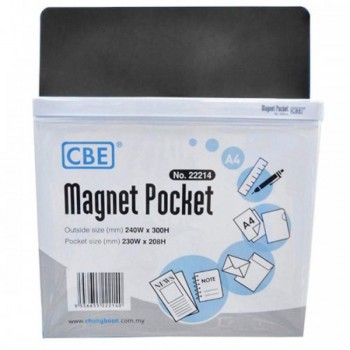 CBE Magnet Pocket 22214 A4 - Black (Item No: B10-185B) A1R3B130
