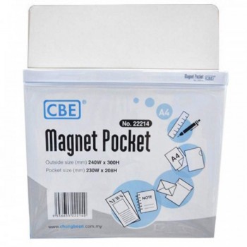 CBE Magnet Pocket 22214 A4 - White (Item No: B10-185W) A1R3B130