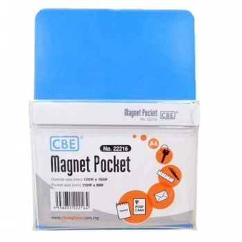 CBE Magnet Pocket 22216 A6 - Blue (Item No: B10-187L) A1R3B129