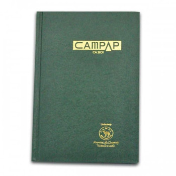Campap A6 Hard Cover Short Note Book - CA 3101 Green (Item No: C02-44GR) A1R4B142
