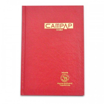 Campap A6 Hard Cover Short Note Book - CA 3101 Red (Item No: C02-44R) A1R4B142