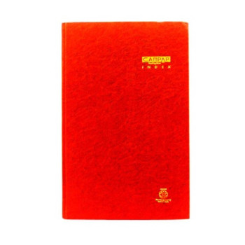 Campap Ca3138 F4 Foolscap Book ( Index) 300P (Red) (Item No: C02-48R) A1R4B164