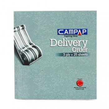 Campap Ca3825 178X190Mm 25X3P Delivery Order Book 