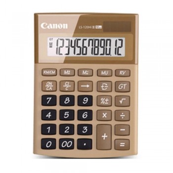 Canon LS-120Hi-III-GO 12 Digits Desktop Calculator (Gold)
