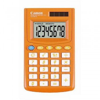 Canon LS-270VII-OR 8 Digits Pocket Calculator (Orange)