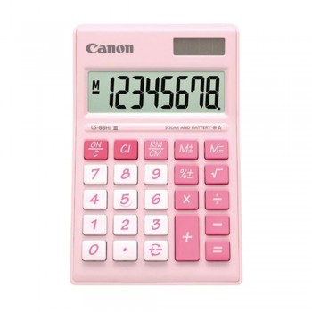 Canon LS-88Hi-III-PI 8 Digits Desktop Calculator (Pink)