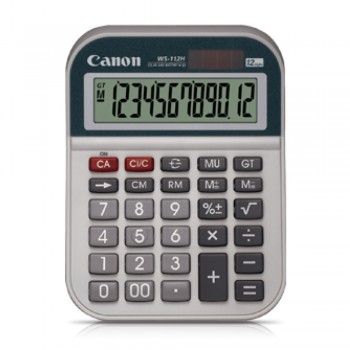 Canon WS-112H 12 Digits Desktop Calculator
