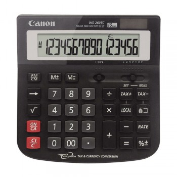 Canon WS-260TC 16 Digits Desktop Calculator