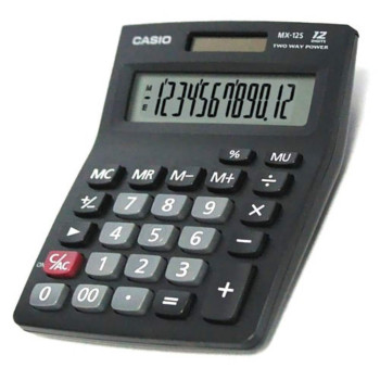 Casio Calculator MZ-12S - 12-Digit Electronic Calculator (Item No: B09-09 MZ12S) A1R3B8 EOL 19/05/2016