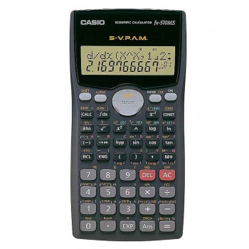 Casio Scientific Calculators - 10 + 2 digits, Regular Percent (FX-570MS)