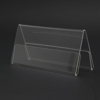 Acrylic A120 Card Stand - 120mm (W) x 55mm (H)