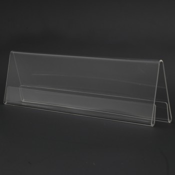 Acrylic A250 Card Stand - 250mm (W) x 70mm (H)