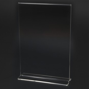 Acrylic Portrait A5 T-Shape Display Stand - 150mm W) x 210mm (H)