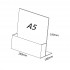 Acrylic A5 Brochure Holder Stand 1 Layer - 150mm (W) x 210mm (H)