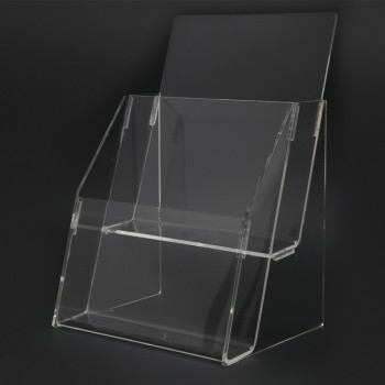 Acrylic A5 Brochure Holder Stand 2 Layer - 150mm (W) x 210mm (H)