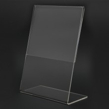 Acrylic Portrait A6 L-Shape Display Stand - 105mm (W) x 148mm (H)