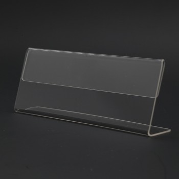 Acrylic T120 Card Stand - 120mm (W) x 55mm (H)