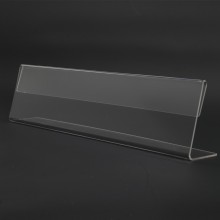 Acrylic T200 Card Stand - 200mm (W) x 55mm (H)