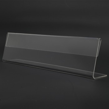 Acrylic T250 Card Stand - 250mm (W) x 70mm (H)