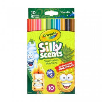 Crayola 10ct Silly Scents Fine Line Washable Markers - 585071