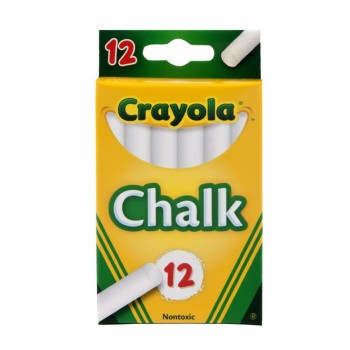 Crayola 12ct White Chalk - 510320