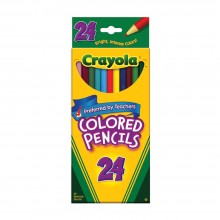Crayola 24ct Long Color Pencil Non Toxic - 684024