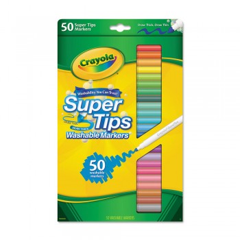 Crayola 50ct Super Tips Washable Markers - 585050