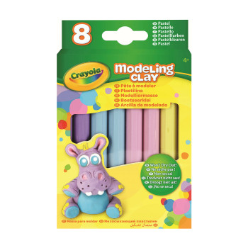 Crayola 8 Pastel Color Modelling Clay - 570311