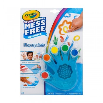 Crayola Mess Free Color Wonder Fingerpaint & Paper - 752488