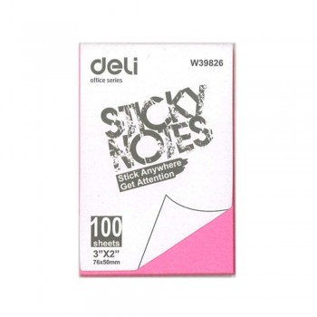 DELI W39826 Sticky Note 76x50mm - 100s P (R03-16PK) A9R2B2