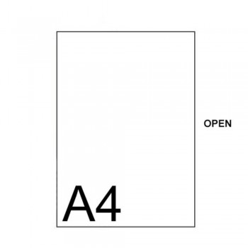 East-File Clear / Transparent - C Shape A4 Folder (Item No: B11-40 CA4) A1R1B99