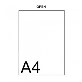 East-File Clear / Transparent - U Shape A4 Folder (Item No: B11-43 UA4) A1R1B101
