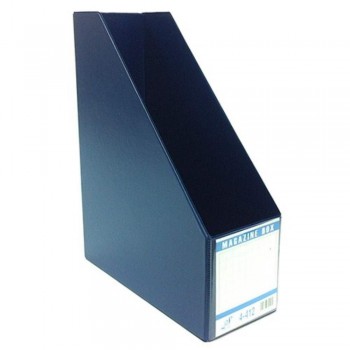 East-File PVC Magazine Box Filing Case â€” 4" (Item No:B11-95 BL) A1R5B84
