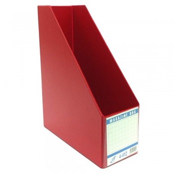 EAST FILE PVC MAGAZINE BOX 412 5" Red (Item No: B11-96 RD)