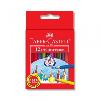 Faber Castell Tri-Grip 12 Short Color Pencil (115832)